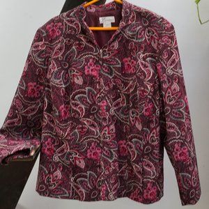 Dope Multi-pattern Zip-Up Bomber